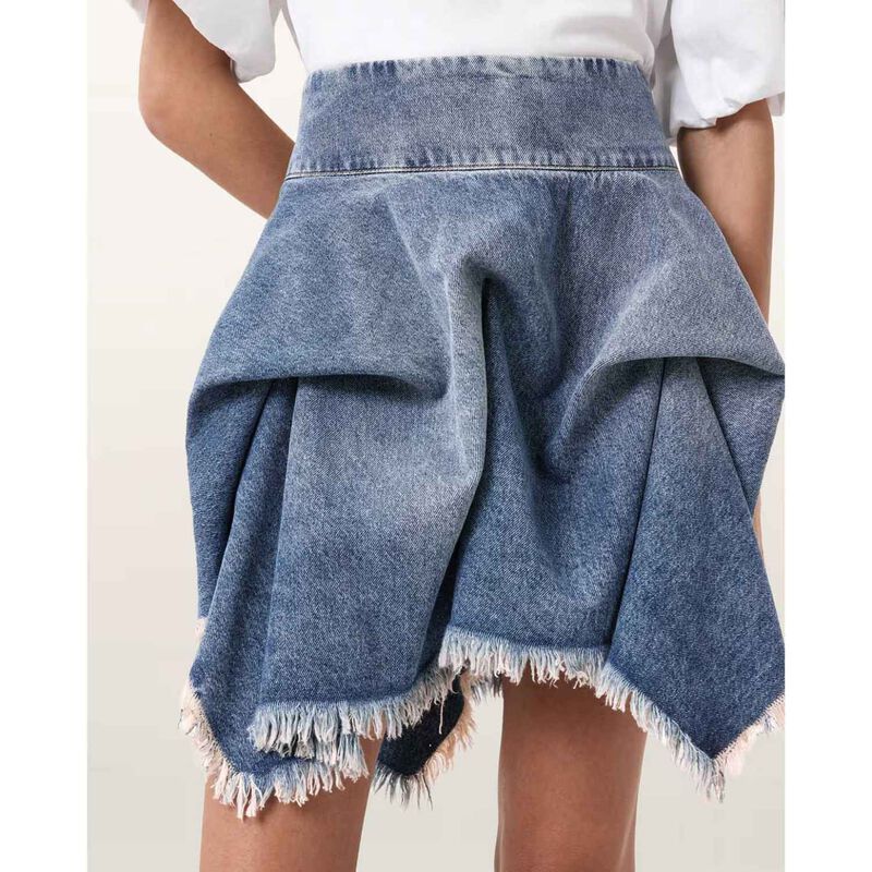 AllSaints Crissy Denim Mini Skirt image number 2